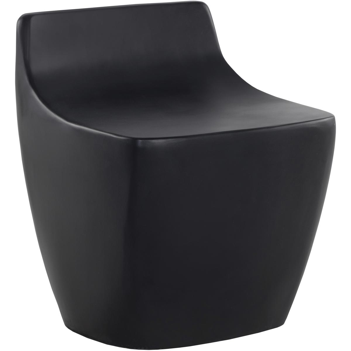 SUNPAN 109276 Ledger 25.5 inch Black Outdoor Stool